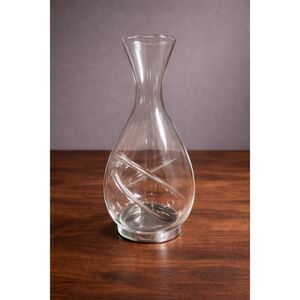 Final Touch Wine Decanter with Aerator Modern Glass Carafe‎ Minimalist Bar Decor